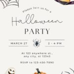 Free Custom Printable Halloween Invitation Templates Canva