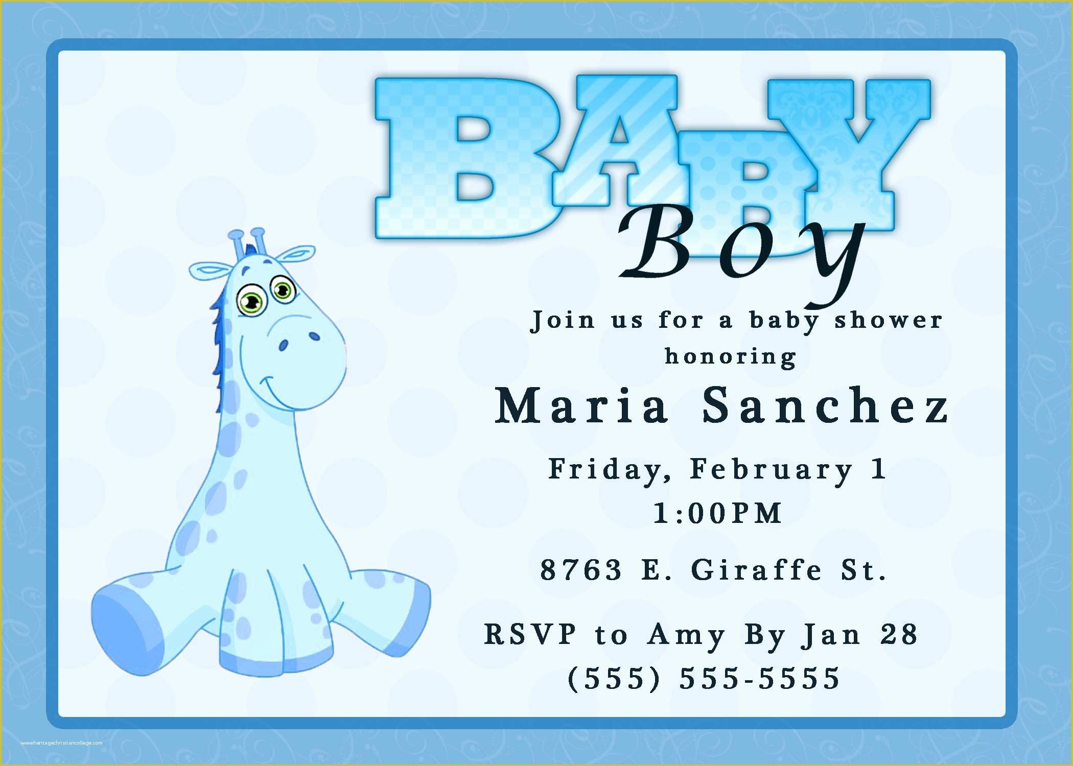 Free Diaper Shower Invitations Templates Of Free Baby Boy Shower 