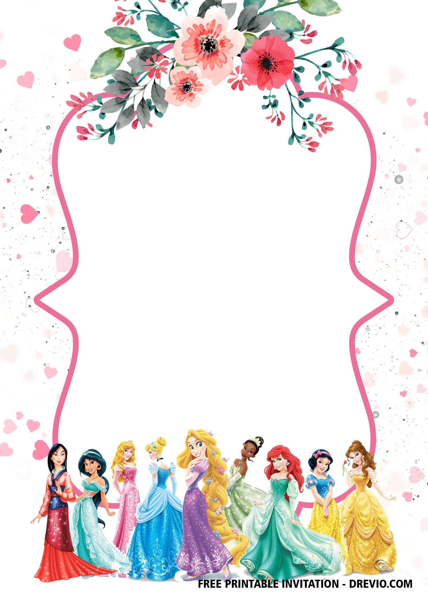 disney birthday invite template