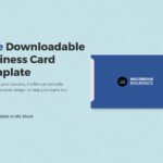 Free Downloadable Business Card Template Download In Word Template
