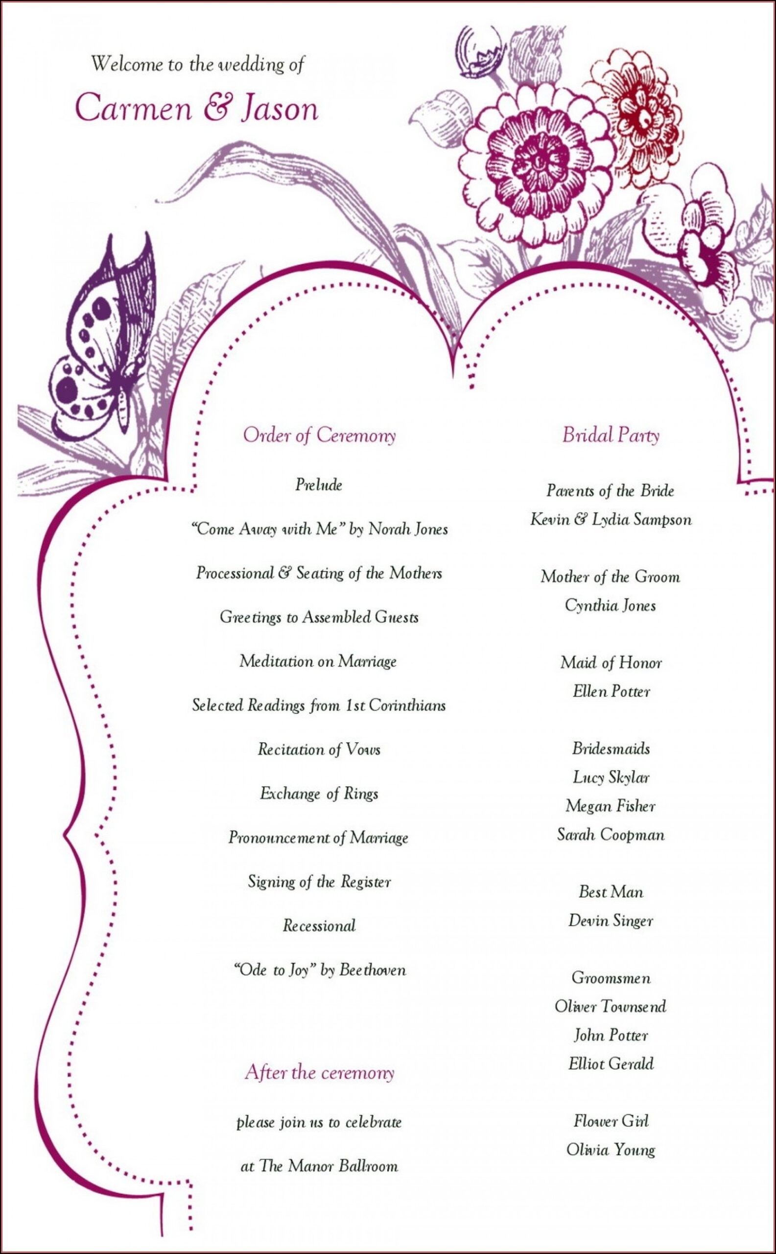 Free Downloadable Wedding Invitation Templates Microsoft Word 