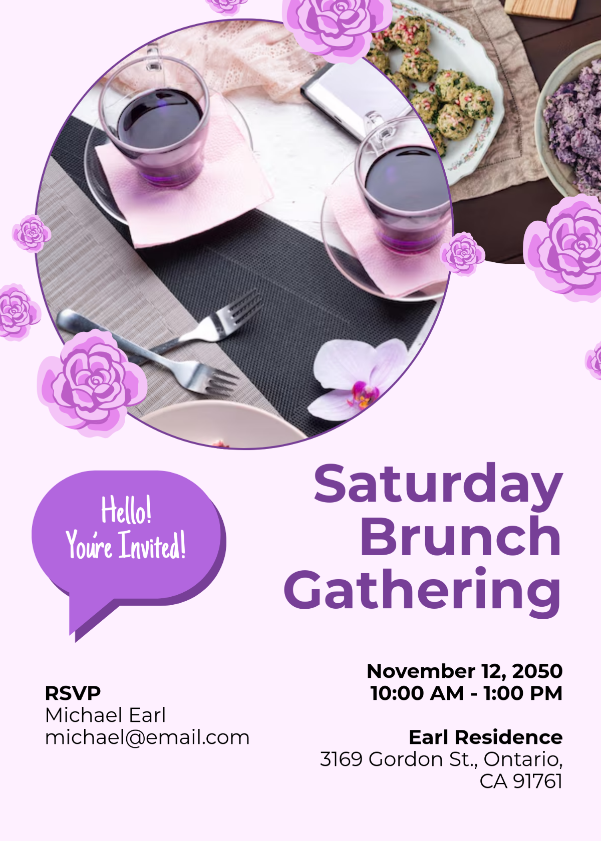 easter brunch invitation template