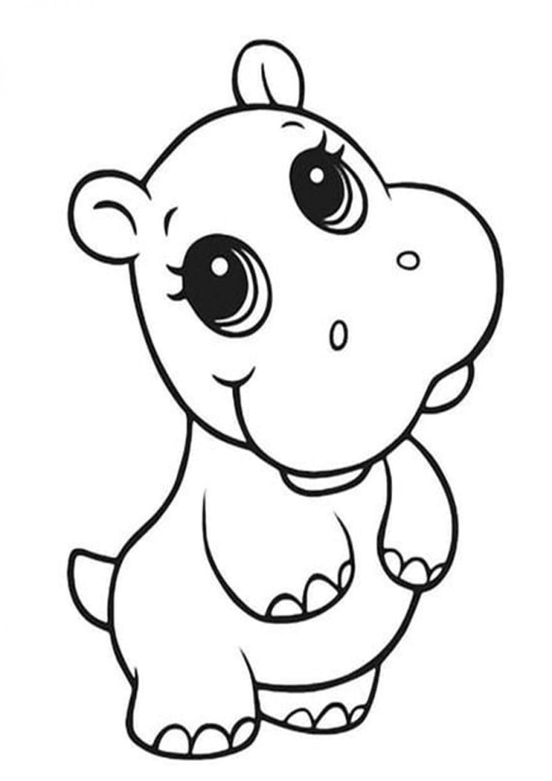 Free Easy To Print Baby Animal Coloring Pages Tulamama