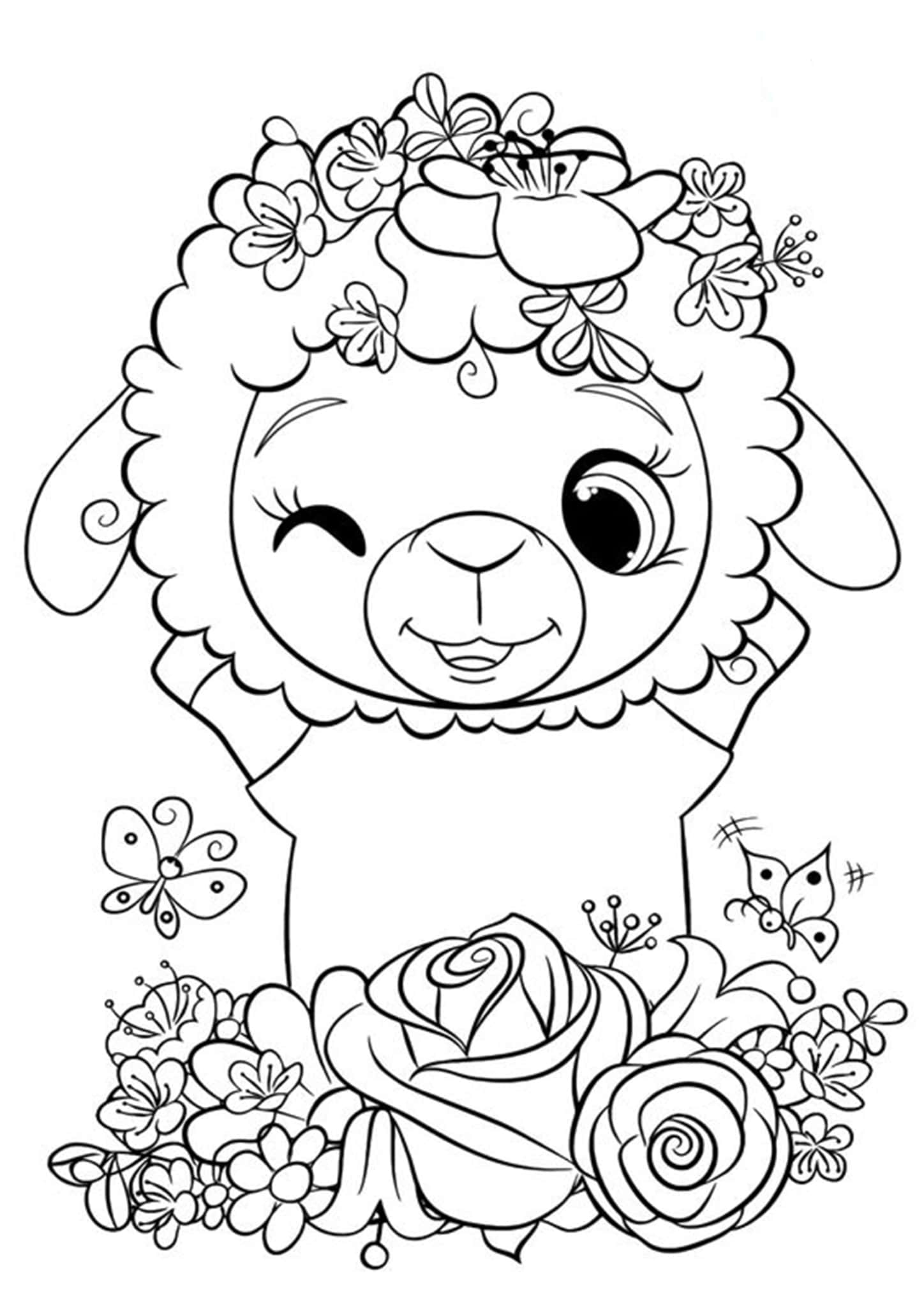 Cute Easy Color Pages