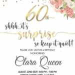 Free Editable 60Th Birthday Invitation Templates Best Templates Resources