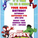 Free Editable PDF Go Web Go Spidey His Amazing Friends Bi