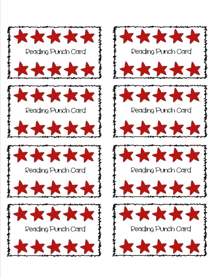 Free Editable Punch Card Template Gotemplates Throughout Reward Punch