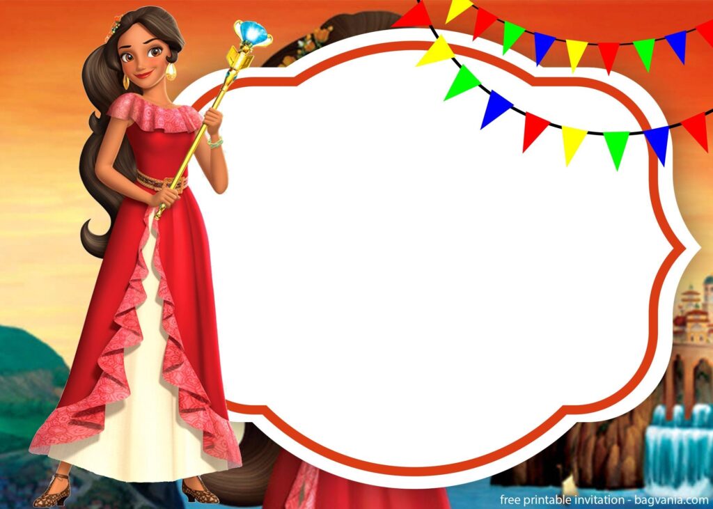 FREE Elena Of Avalor Invitations For Your Lovely Princess Printable
