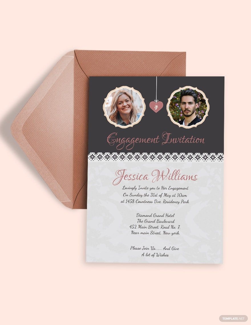 FREE Engagement Card Templates Examples Edit Online Download 