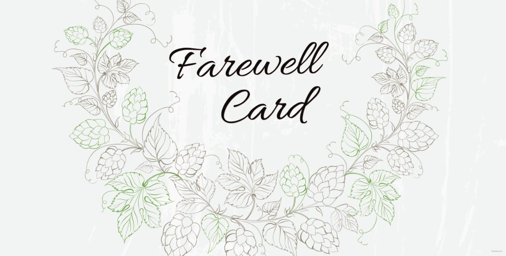 Free Farewell Invitation Card Template In Adobe Photoshop Illustrator