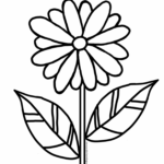 FREE Flower Coloring Sheets Underbart Skapad