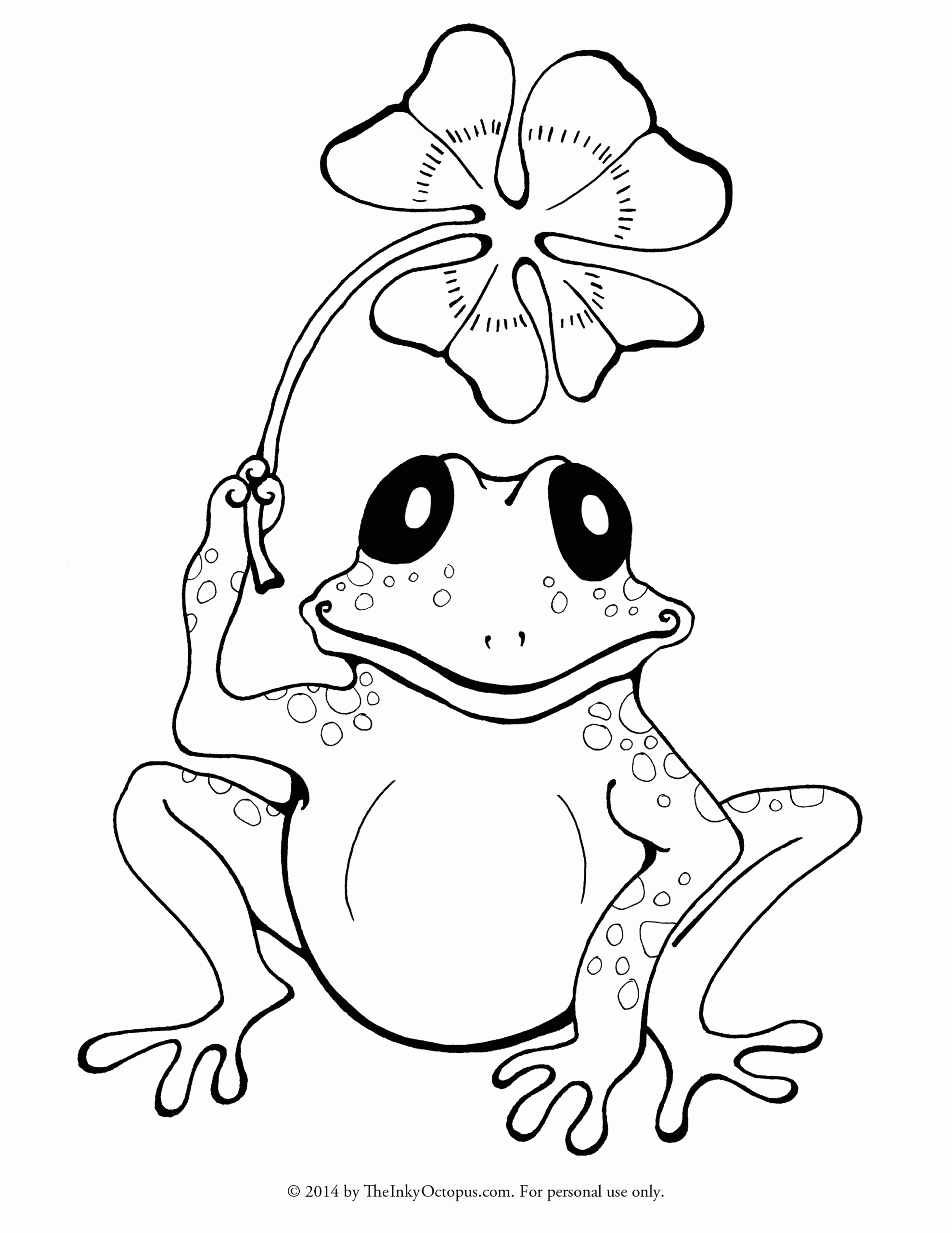 free printable coloring pages frogs