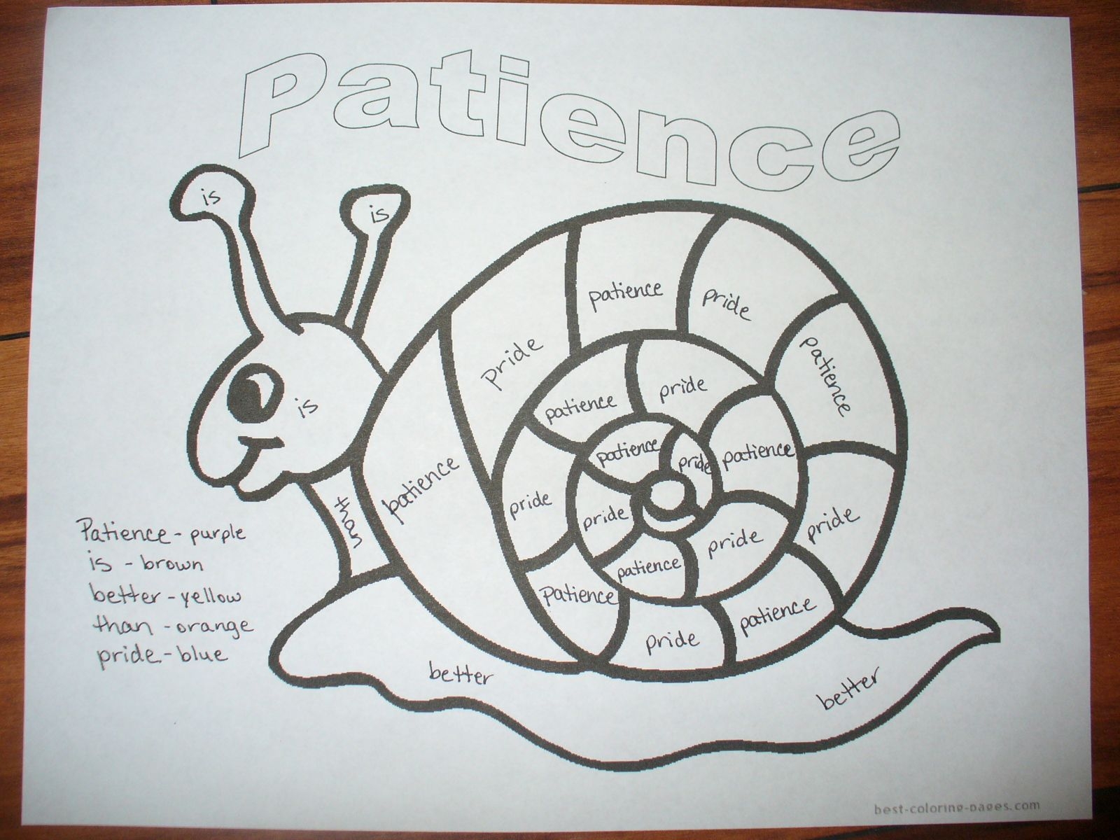 Fruit Of The Spirit Coloring Pages