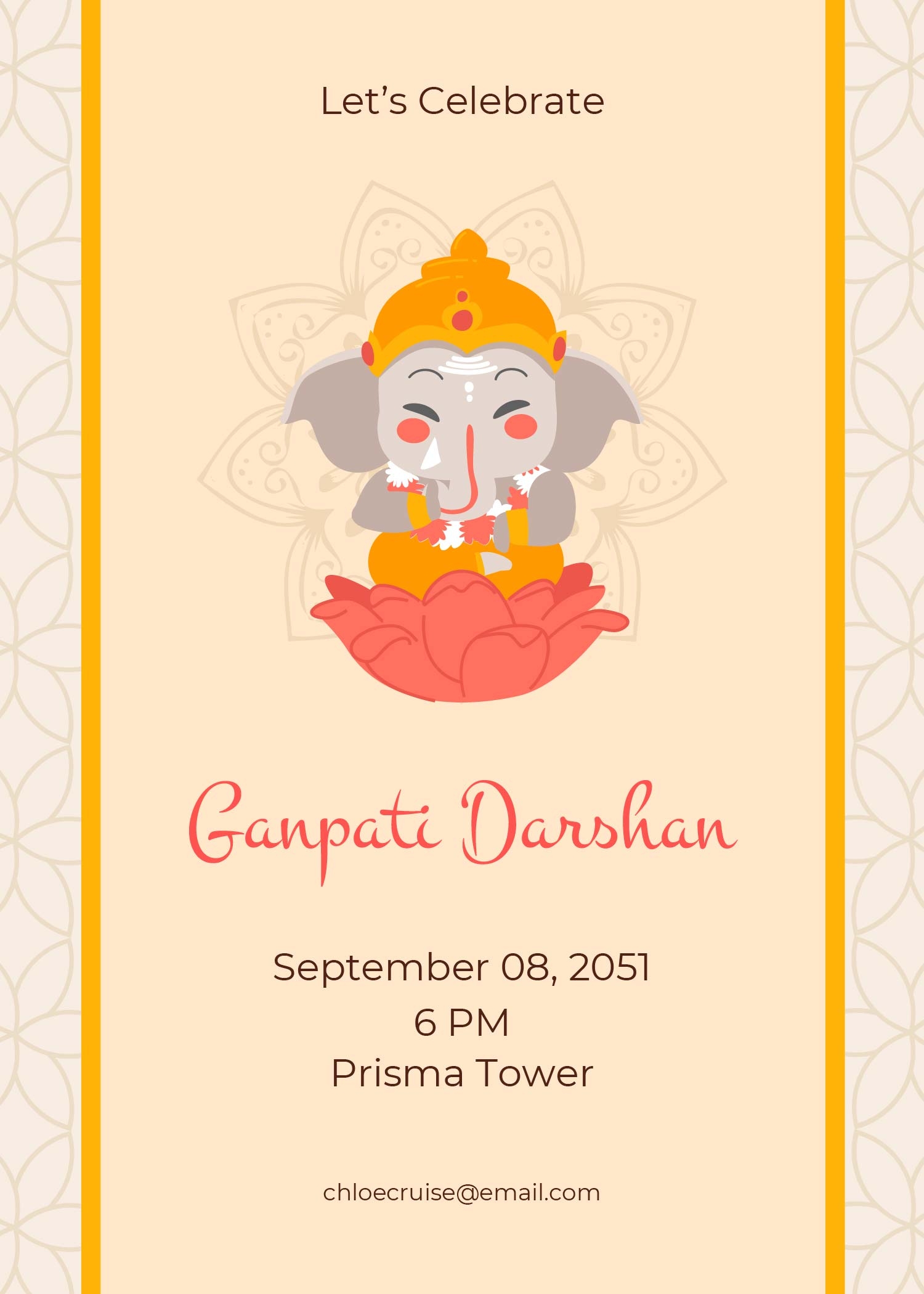 FREE Ganpati Invitation Templates Examples Edit Online Download 