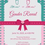 FREE Gender Reveal Invitation Templates Examples Edit Online