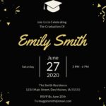 Free Graduation Invitation Template In Microsoft Word Microsoft