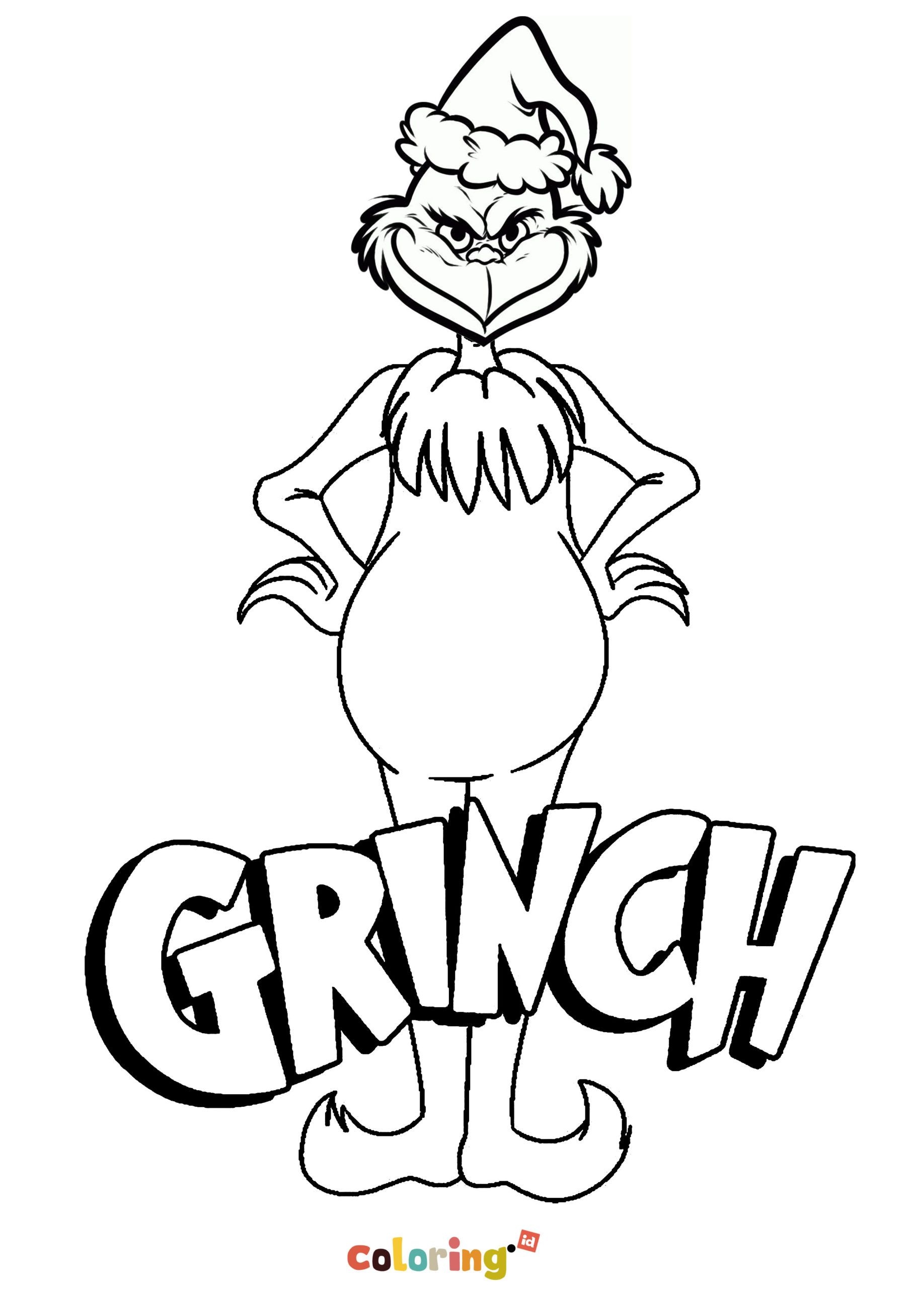 Free Grinch Printable Coloring Pages