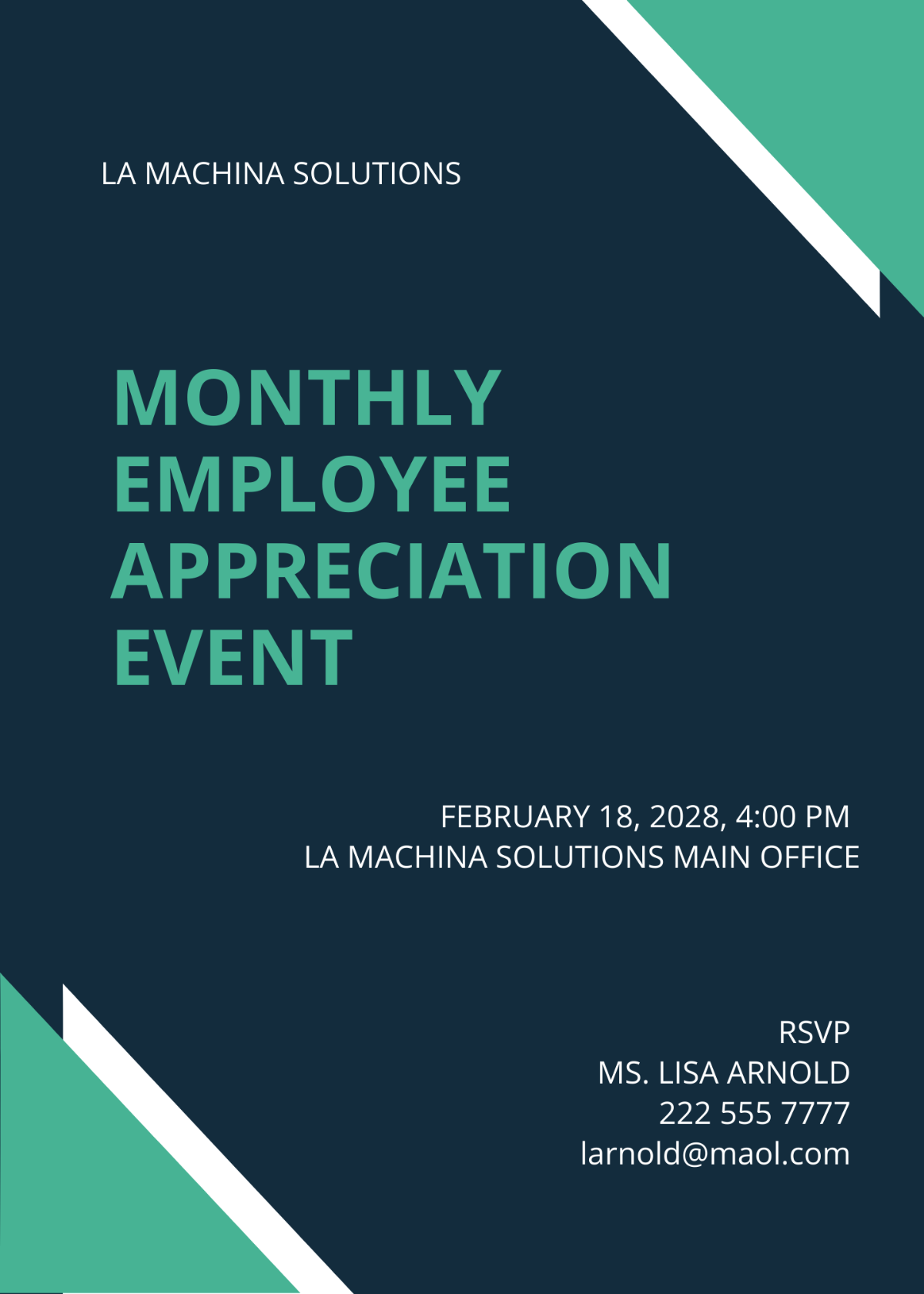 Free IT Employee Appreciation Invitation Template Edit Online 