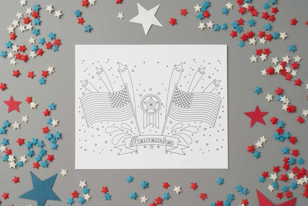 Free Memorial Day Printable Coloring Pages Example 4 Mom Envy