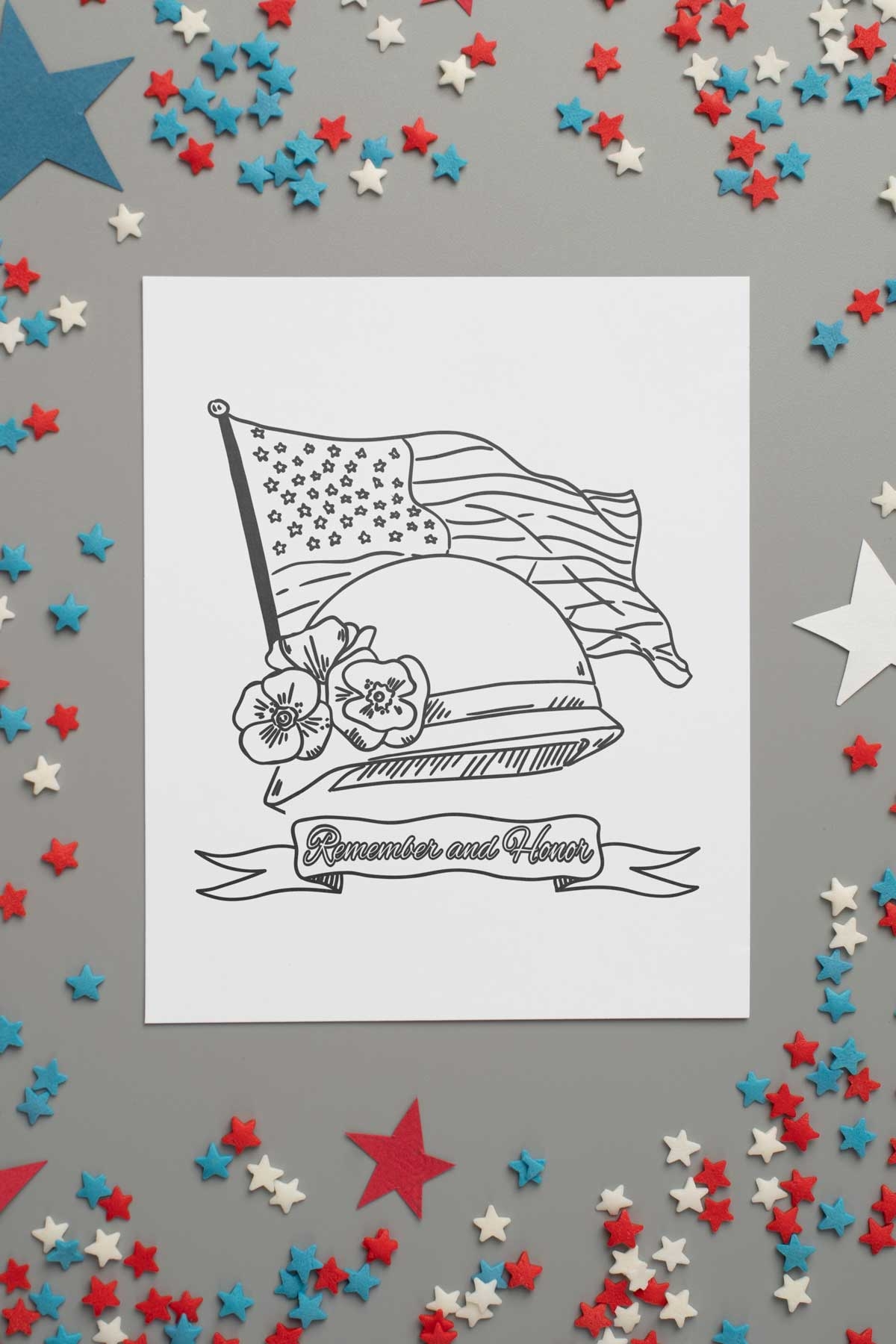 memorial day free coloring pages