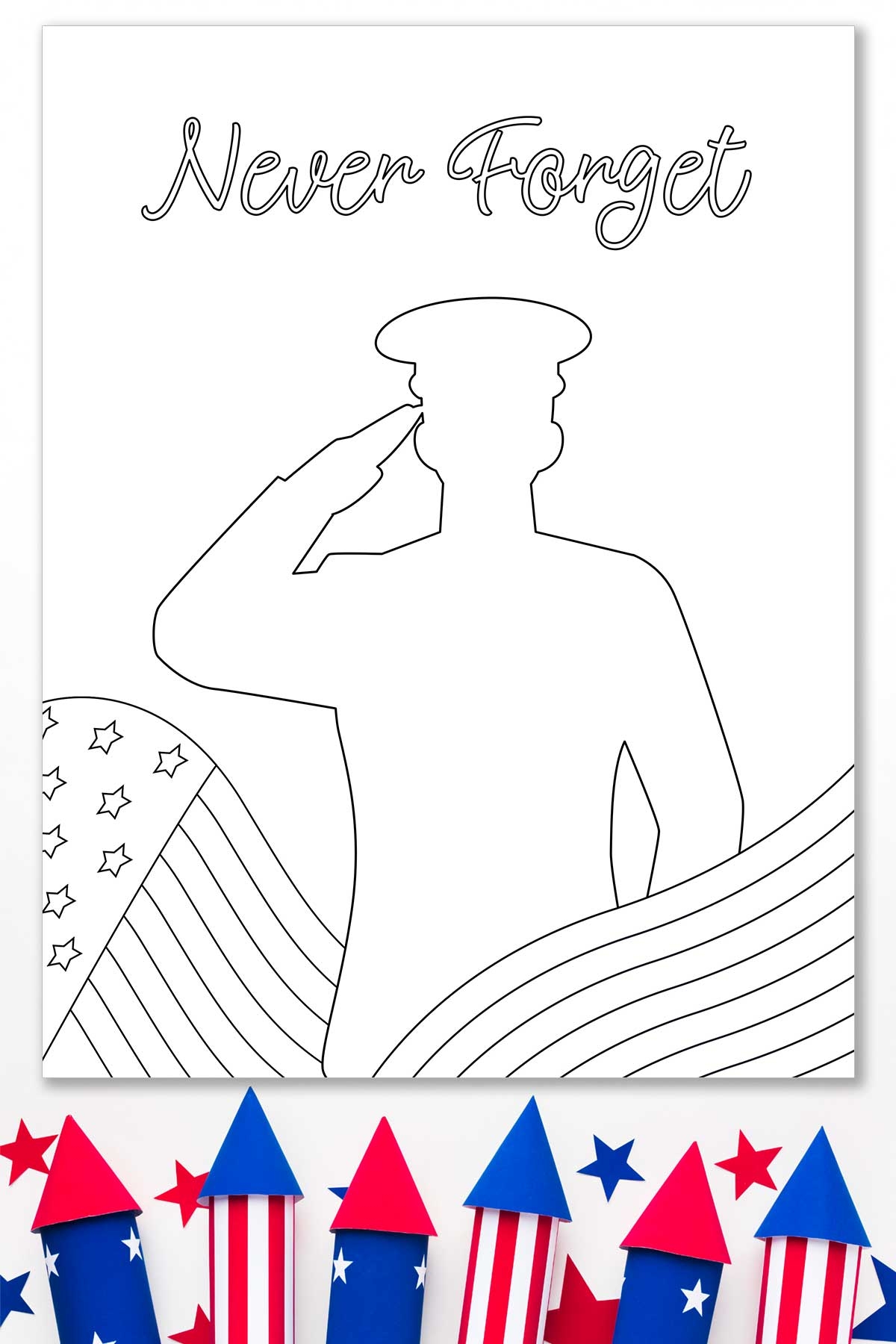 Free Memorial Day Printable Coloring Pages Page 1 Mom Envy