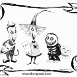 Free Nightmare Before Christmas Coloring Pages Printable Coloring Home