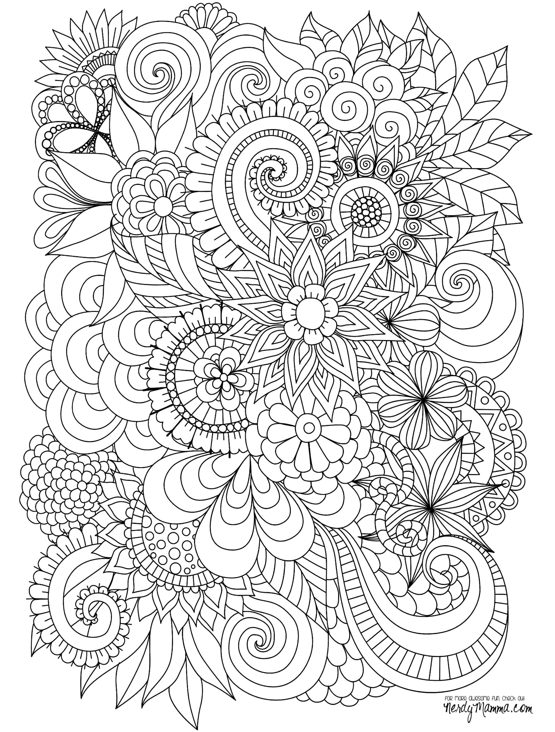 free coloring pages for adults pdf