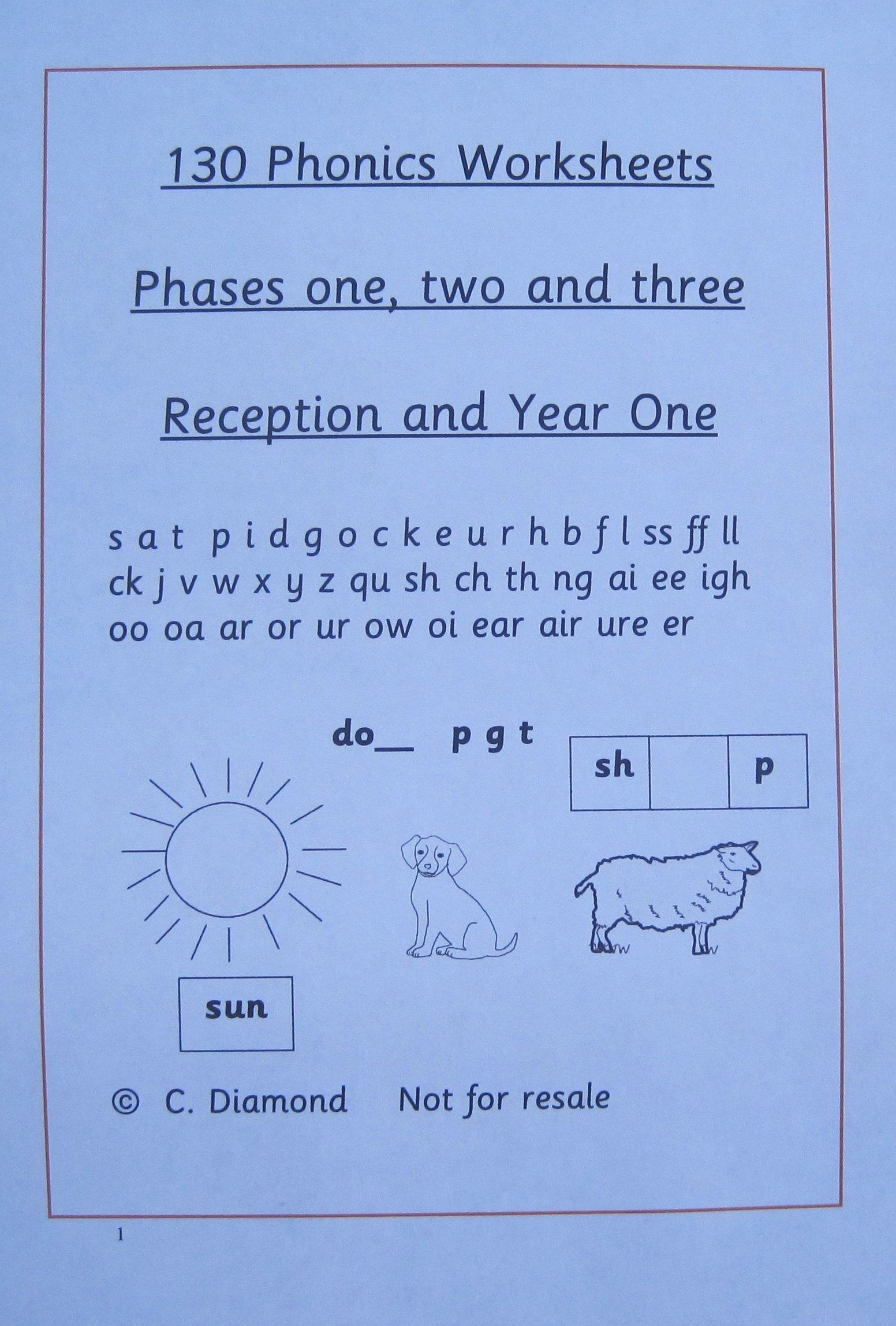 Free Phonics Worksheets Downloadable PDF 12 BINGOBONGO Worksheets