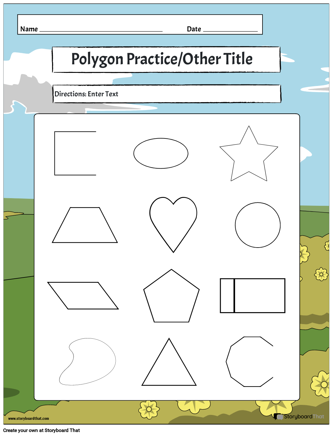 Free Polygon Worksheets Geometry With Printable Charts Worksheets 