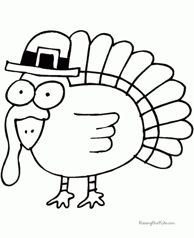 free print thanksgiving color pages