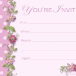 Free Printable 16th Birthday Party Invitation Templates