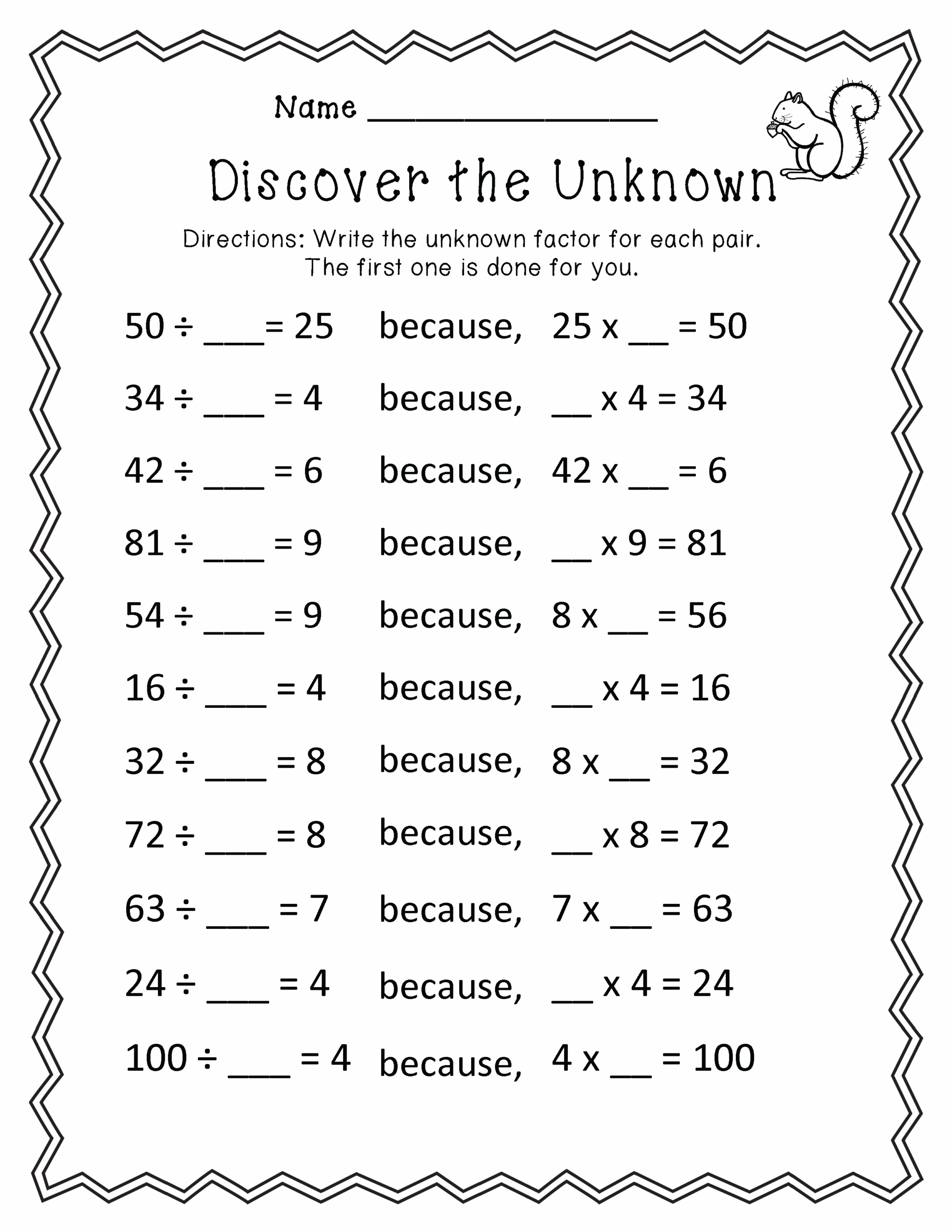 3rd grade printable worksheets