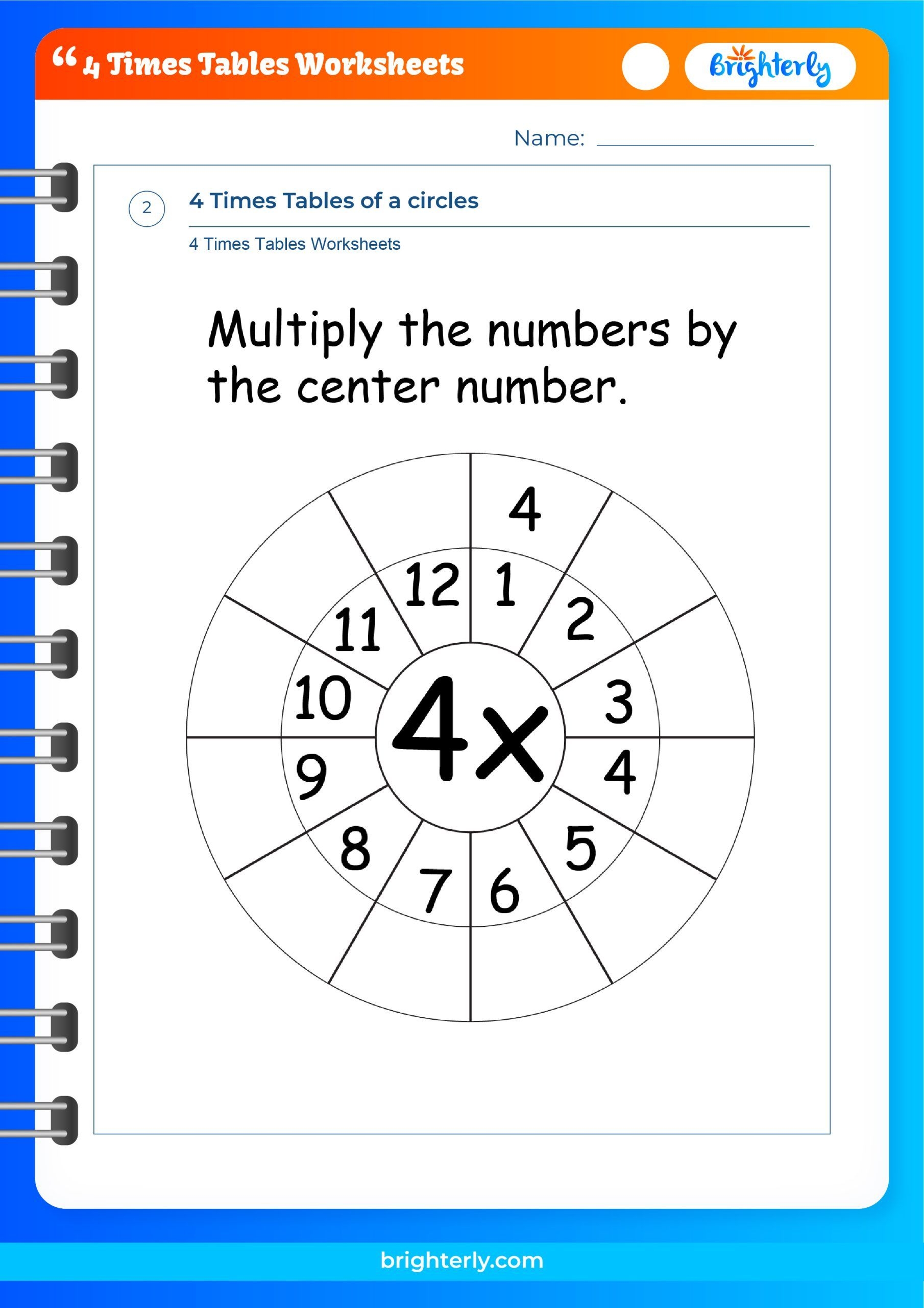 times tables worksheets printable