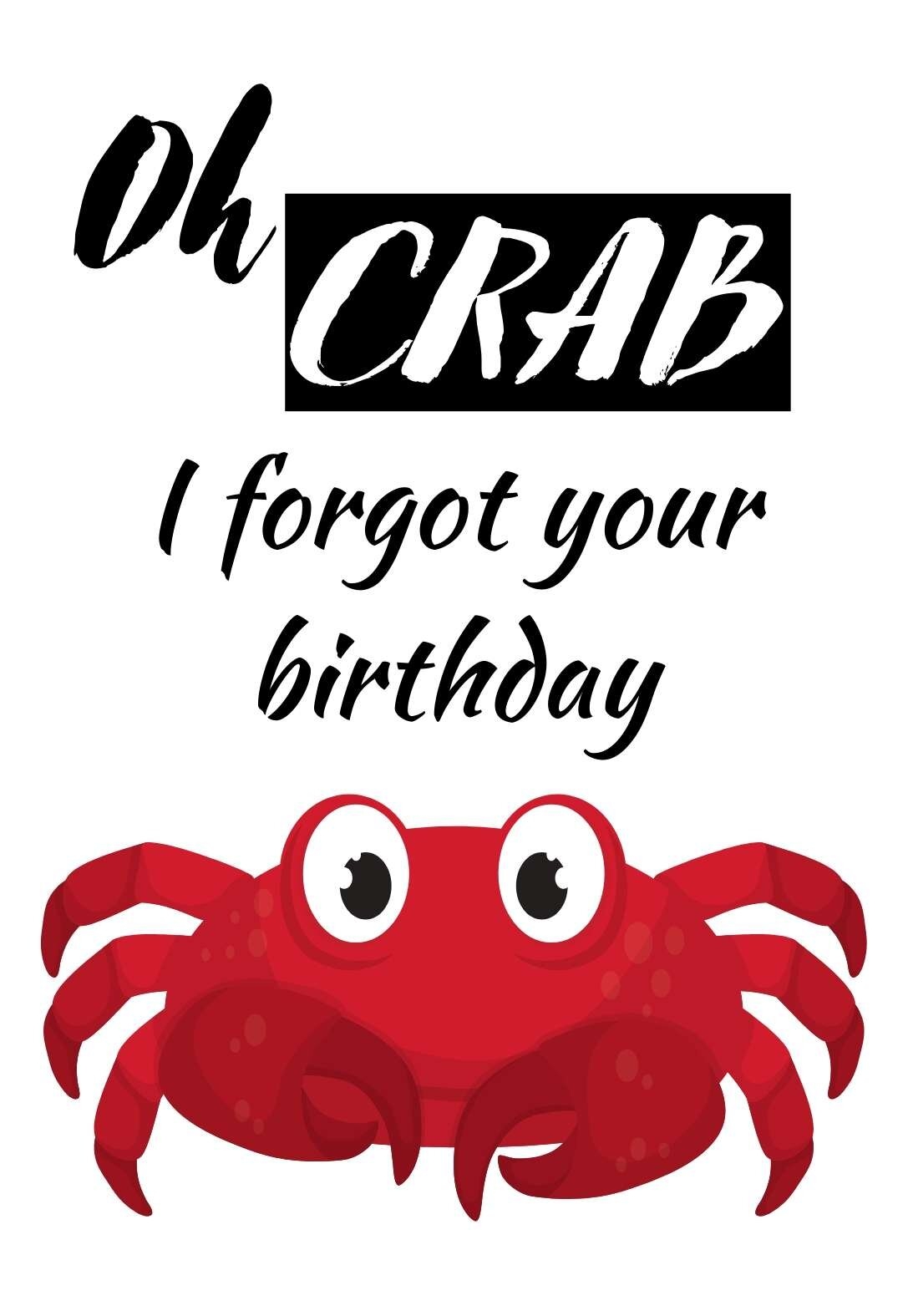 Free Printable Belated Birthday Cards PRINTBIRTHDAY CARDS