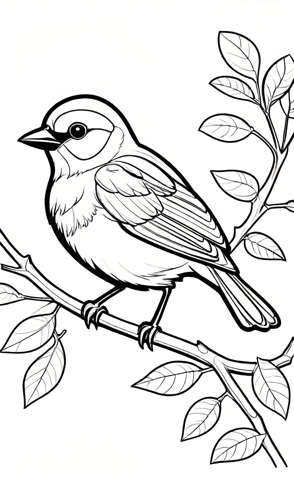 Free Printable Bird Coloring Pages E T M K LT R