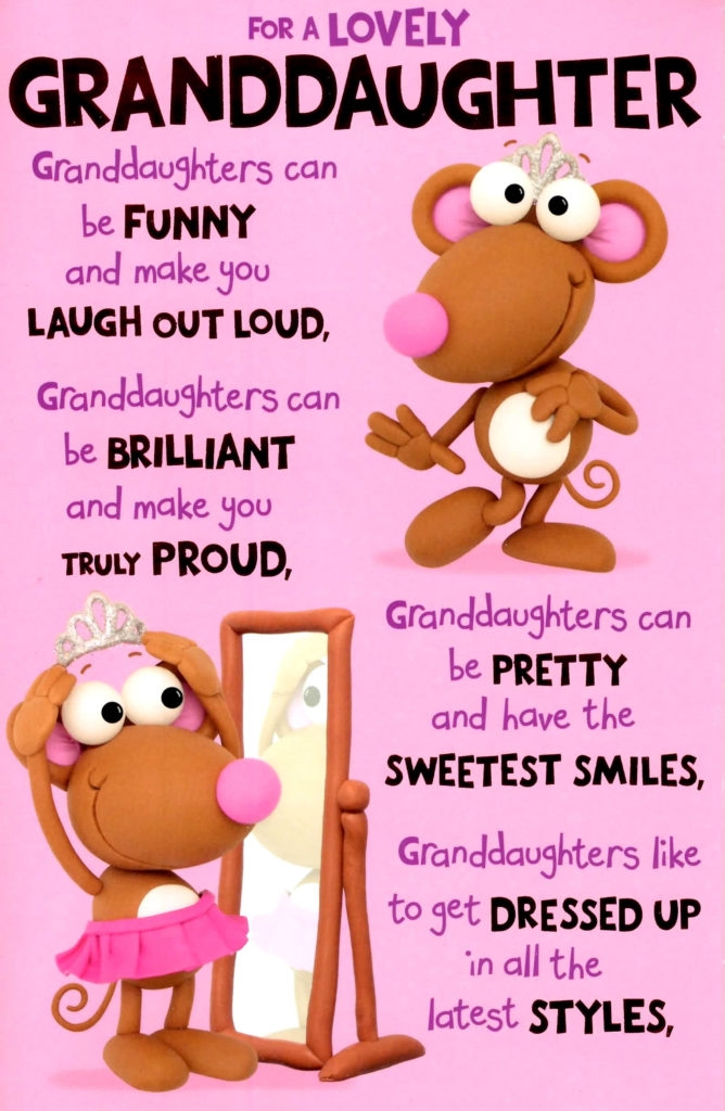Free Printable Birthday Cards For Granddaughter Free Printable Card