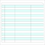 Free Printable Blank 6 Column Chart Template Free Printable Chart
