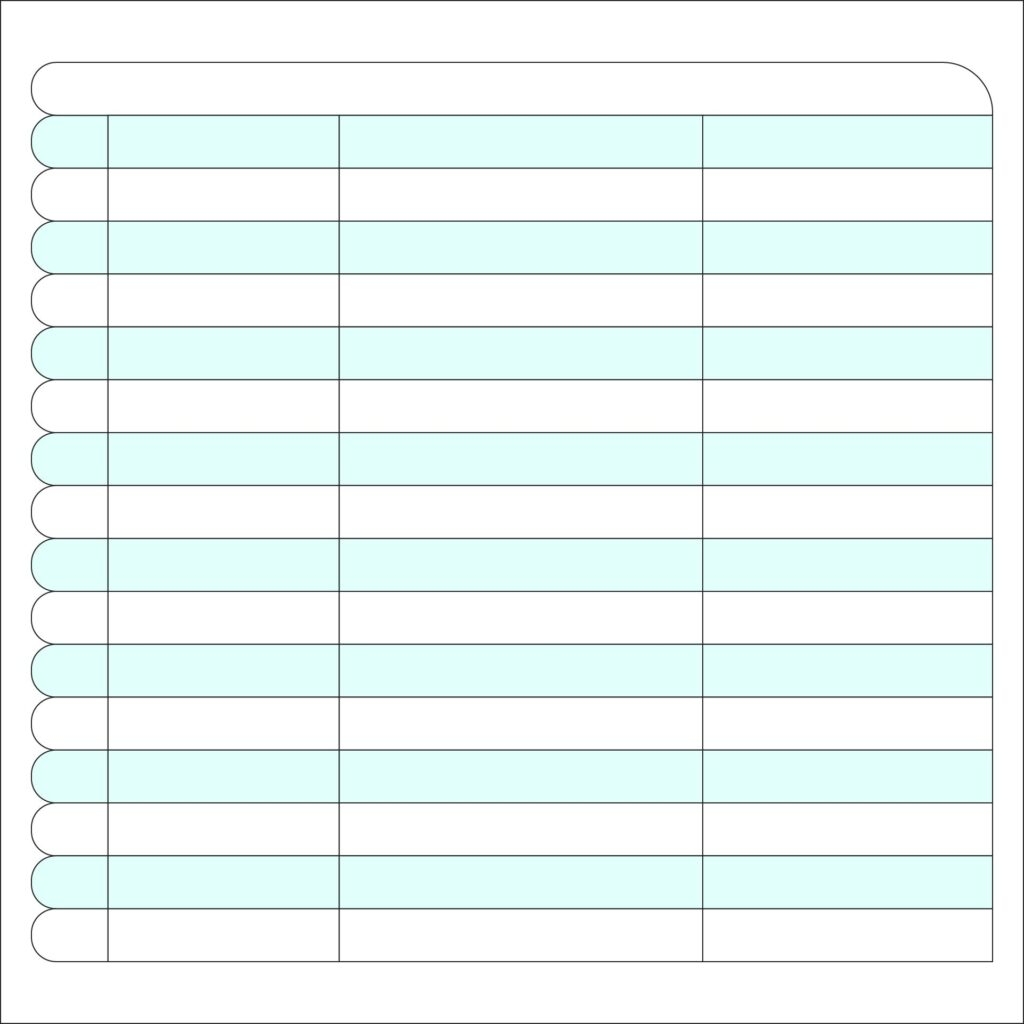 Free Printable Blank 6 Column Chart Template Free Printable Chart