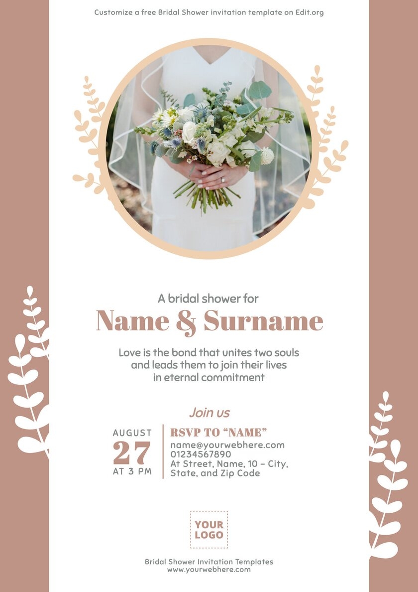 editable bridal shower invitation templates free
