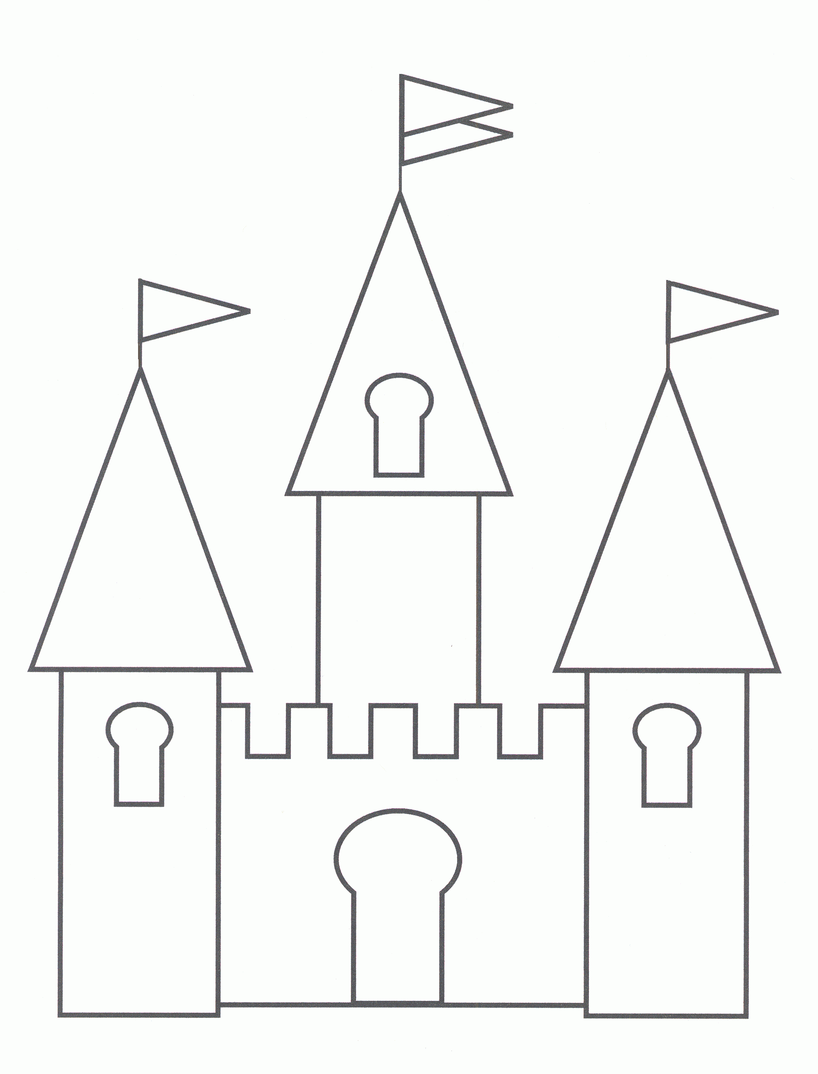 Coloring Castle Coloring Pages