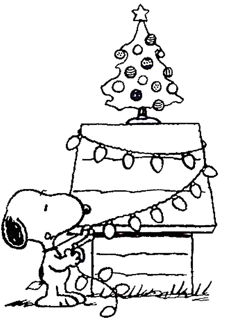 Free Printing Christmas Coloring Pages