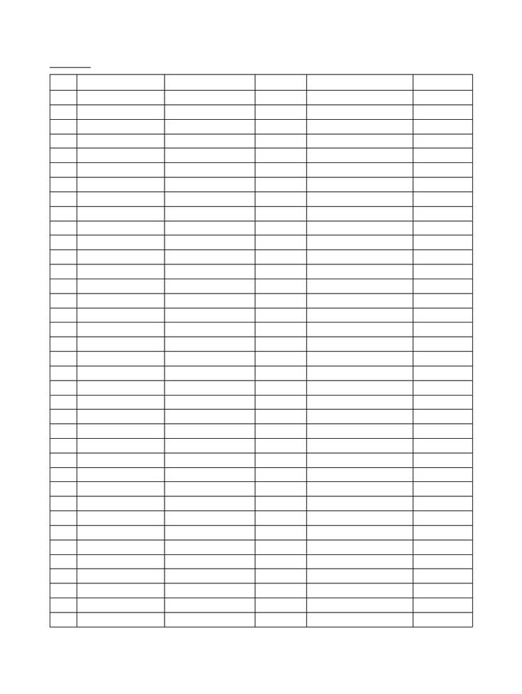 Free Printable Chart Templates