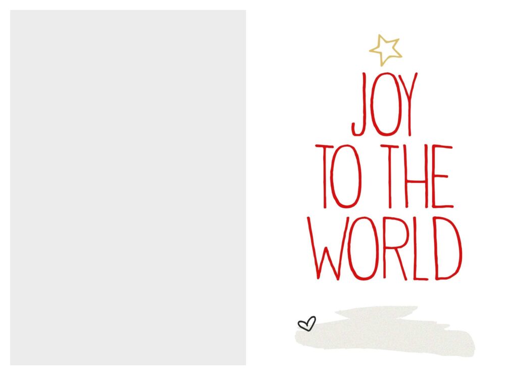 Free Printable Christmas Card Templates Christmas Printables With