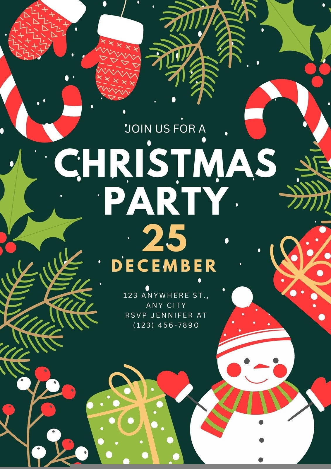 Free Printable Christmas Flyer Templates Word FREE Printable HQ