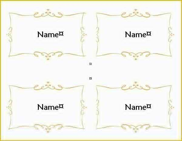 Free Printable Christmas Table Place Cards Template Of Free Printable