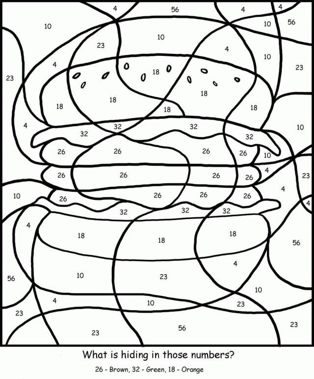 free printable color by number pages for adults
