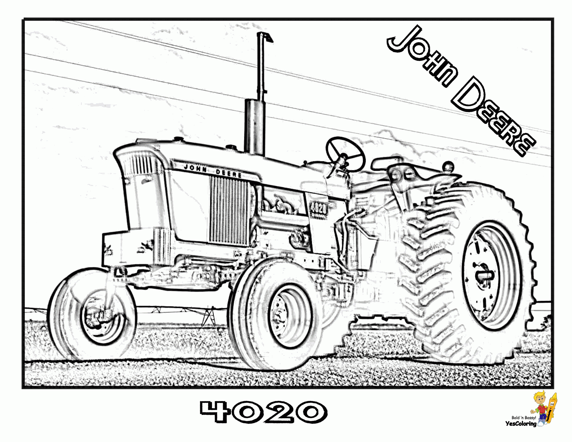 Free Printable Coloring Pages Of John Deere Tractors Free Coloring 