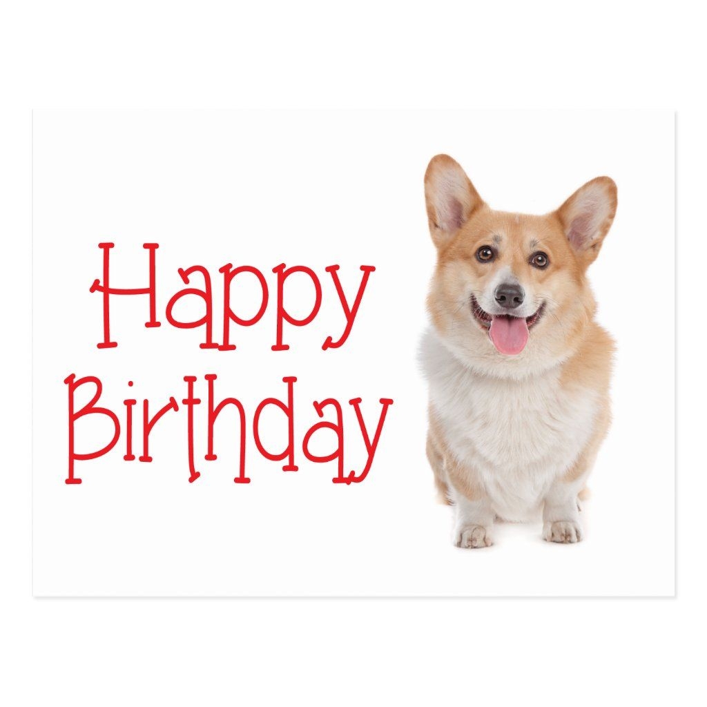 Free Printable Corgi Birthday Card Free Printable Card
