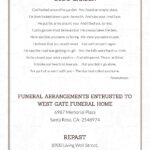 Free Printable Death Announcement Template Free Printable Templates
