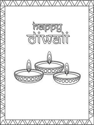 printable diwali cards free